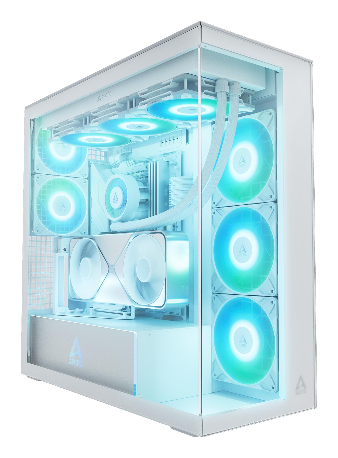 Arvutikorpus ARCTIC Xtender VG White Valge