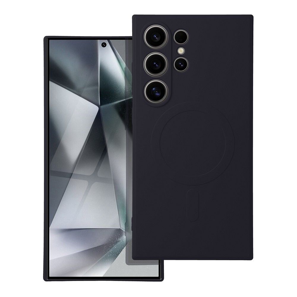 SILICONE MAG ÜMBRIS compatible with MagSafe jaoks SAMSUNG S24 Ultra must