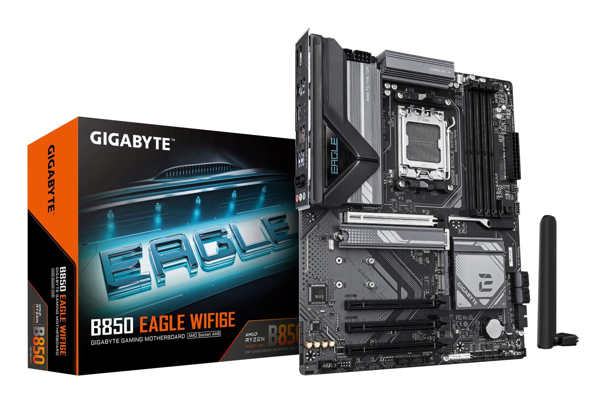 Emaplaat GIGABYTE B850 Eagle WiFi6E AMD B850 SAM5 ATX DDR5