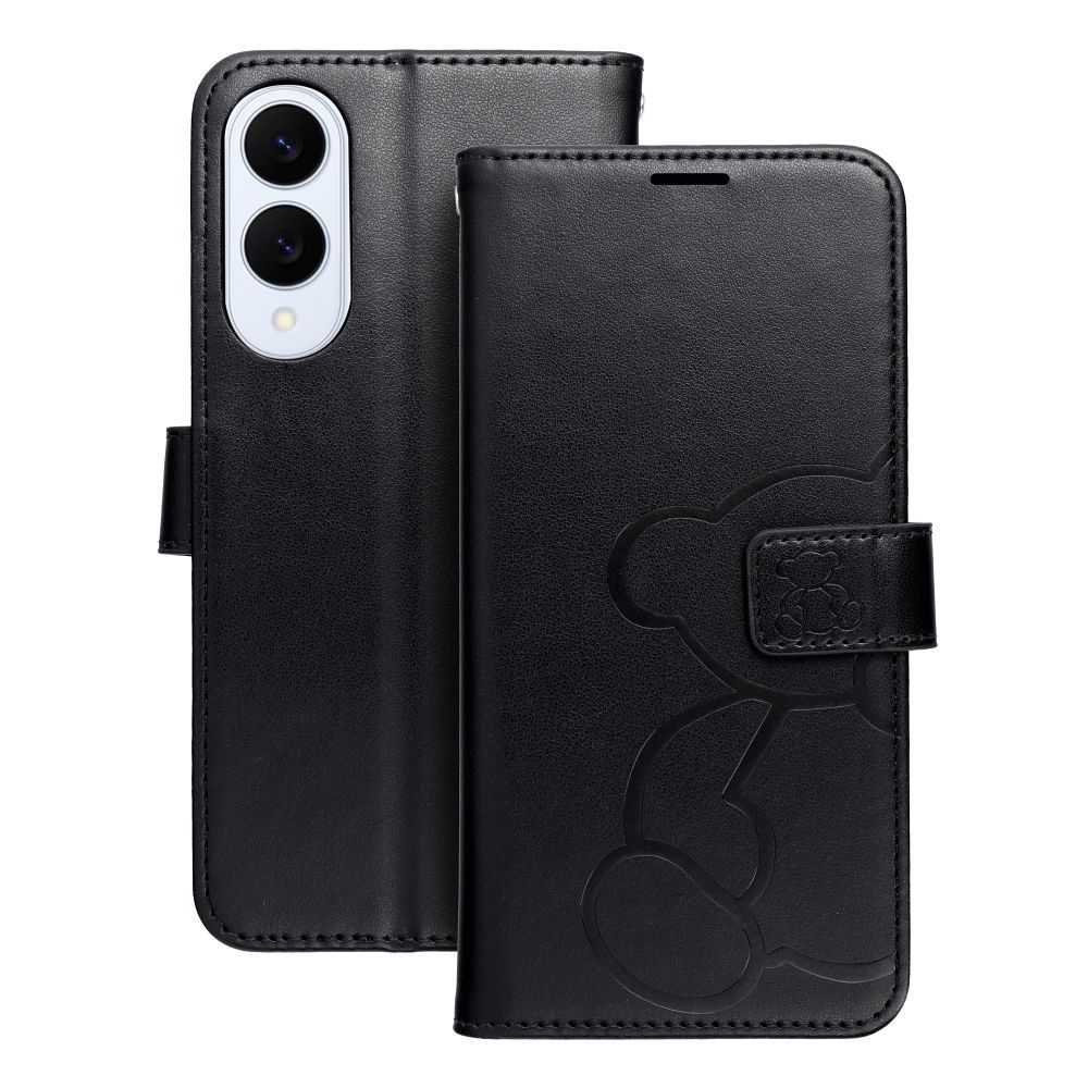 MEZZO Book ümbris jaoks SAMSUNG S25 Edge teddy bear must