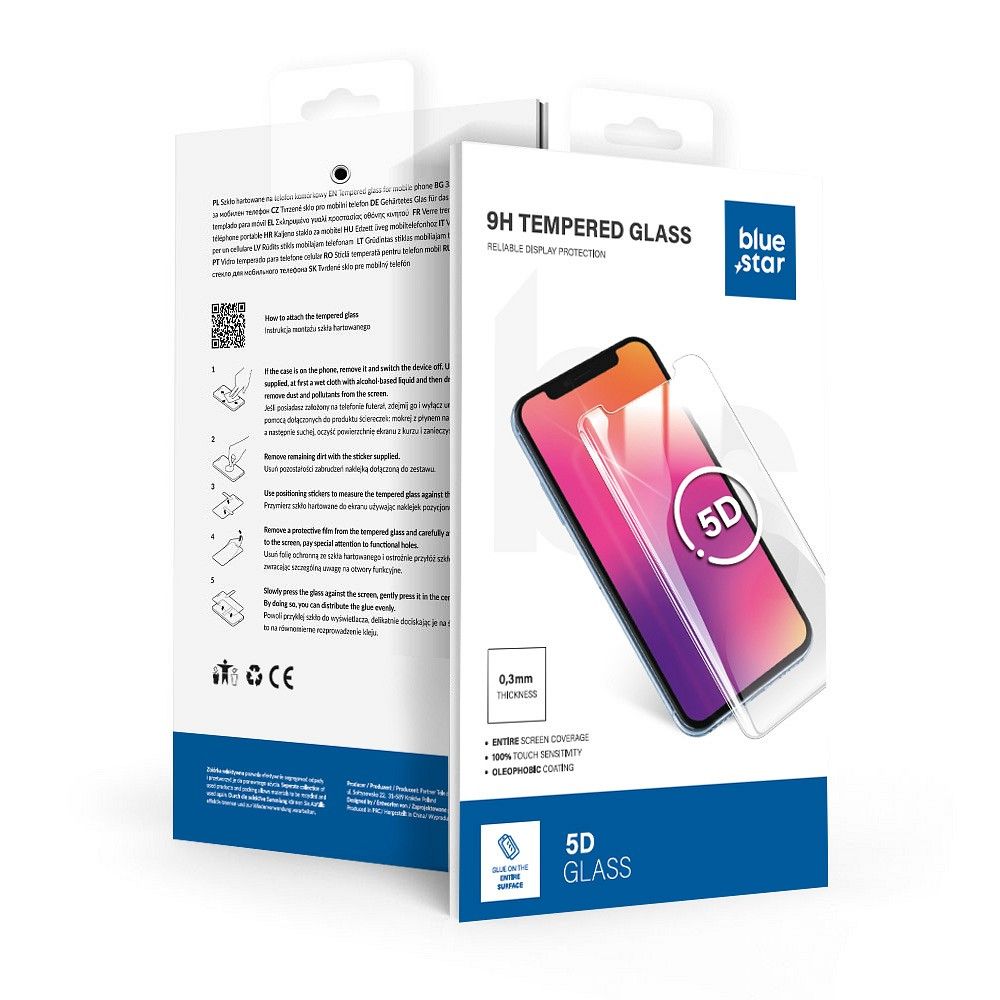 Karastatud klaas Xiaomi Redmi Note 15 Pro+ 5G Blue Star 5D must