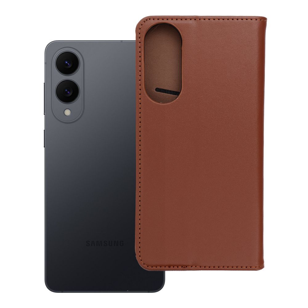 SMART PRO Book leather ümbris jaoks SAMSUNG S25 Edge brown