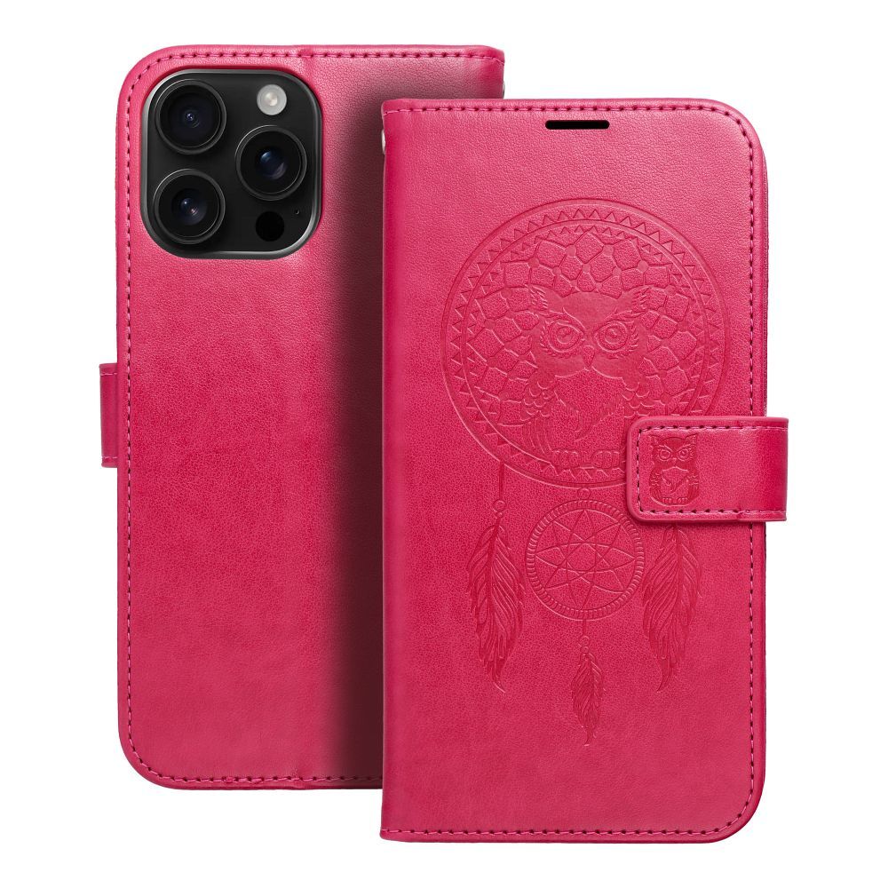 MEZZO Book ümbris jaoks IPHONE 16 Pro Max dreamcatcher magenta