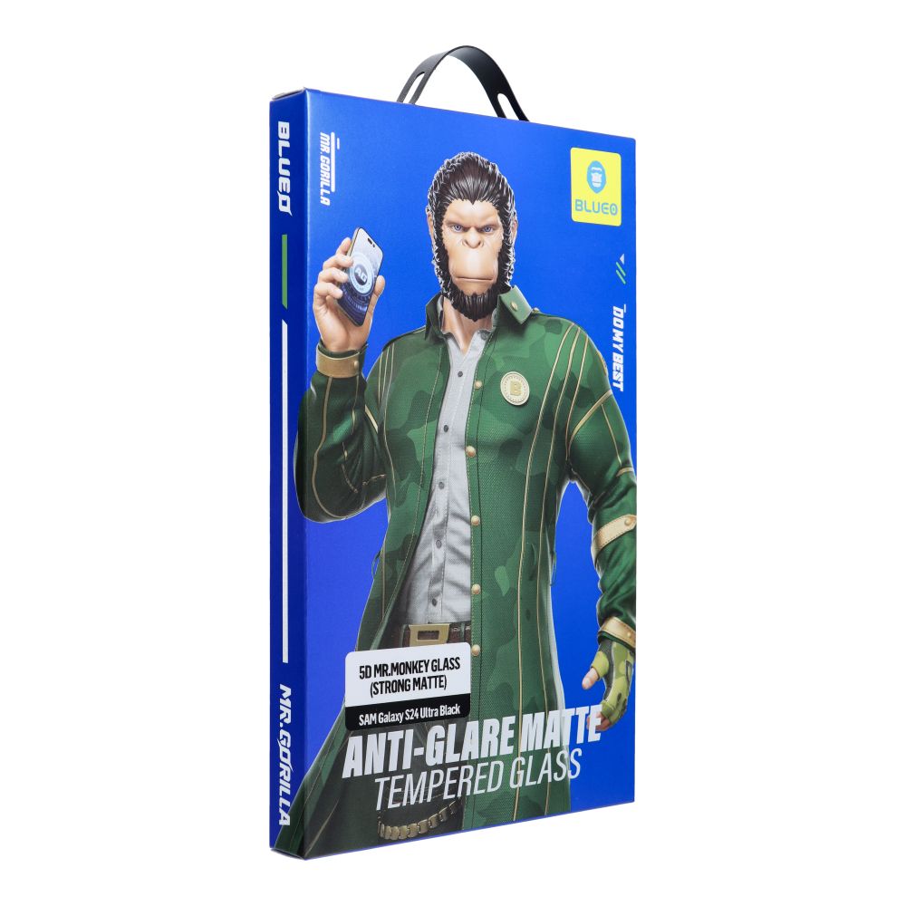 5D Mr. Monkey Glass - Samsung Galaxy S24 Ultra must (AG Matte Glass)