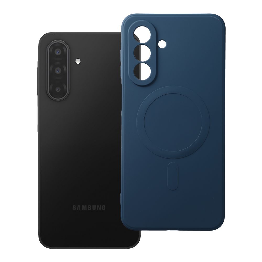 SILICONE MAG COVER Ümbris compatible with MagSafe jaoks SAMSUNG A17 sinine