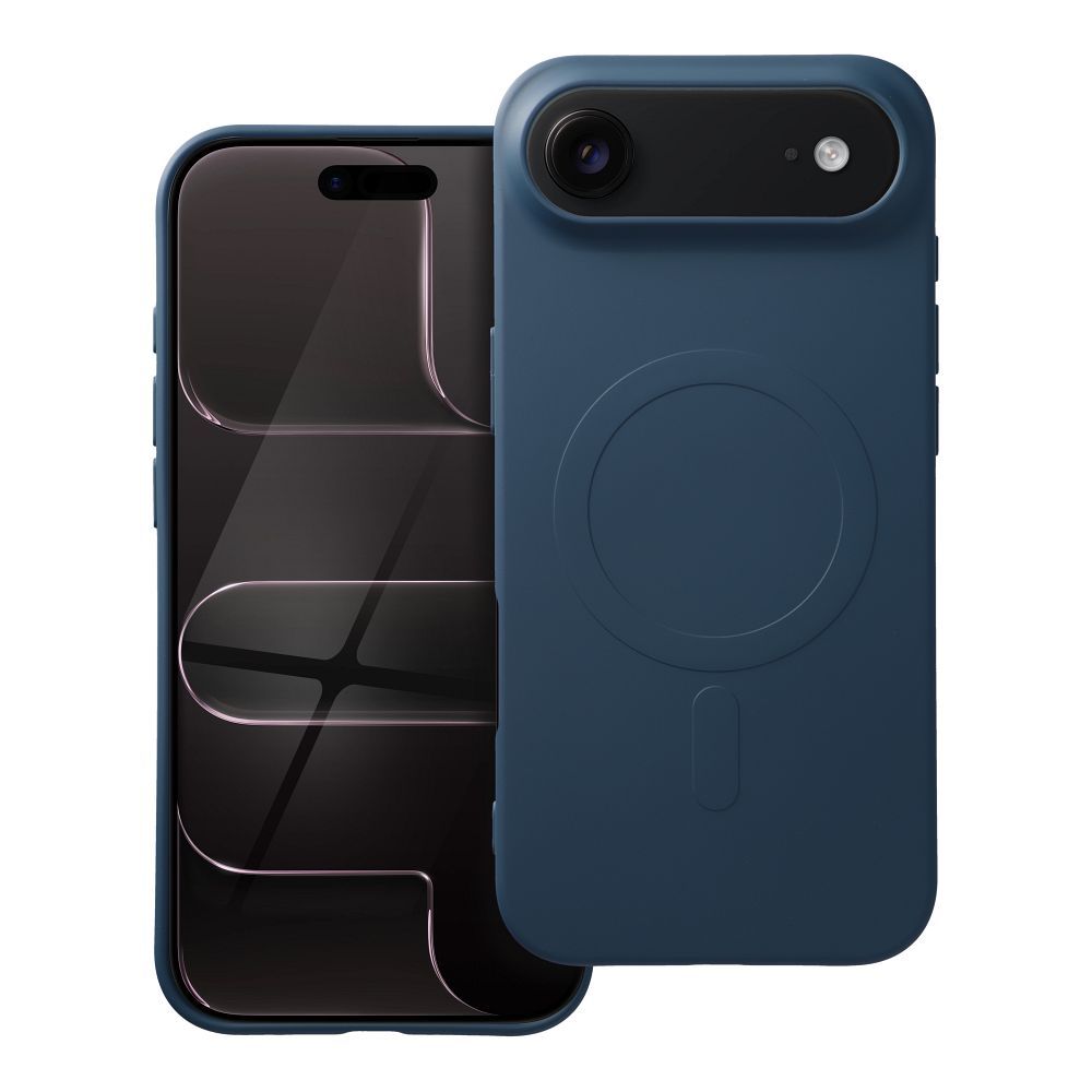 SILICONE MAG COVER (big hole) Ümbris compatible with MagSafe jaoks IPHONE 17 Air sinine