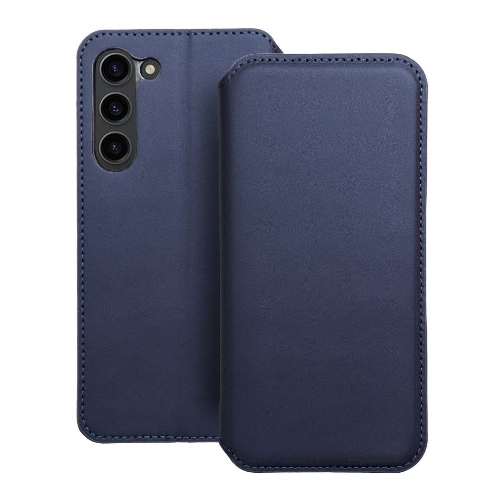 DUAL POCKET Book ümbris jaoks SAMSUNG S24 Plus navy