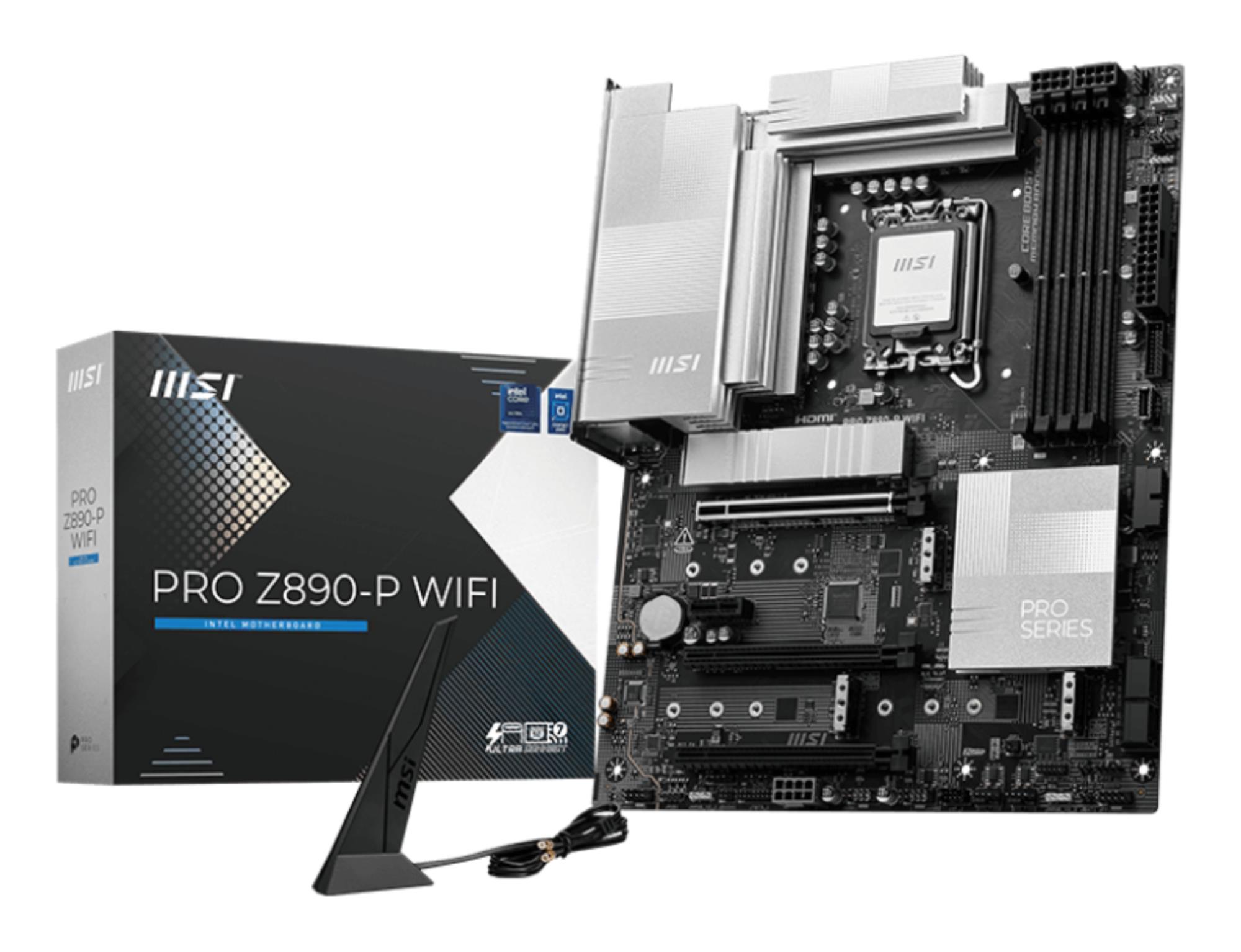 Emaplaat MSI PRO Z890-P WiFi Intel Z890 LGA1851 ATX DDR5