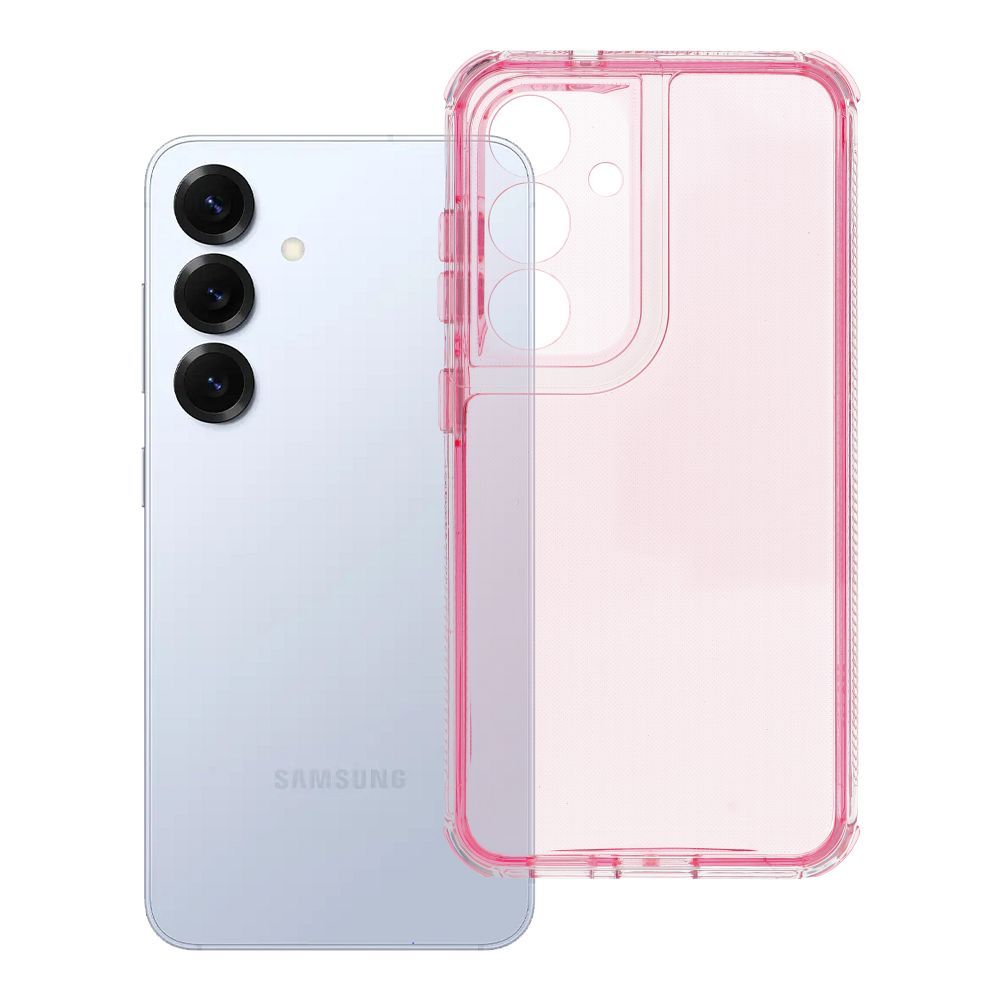 MATRIX CLEAR Ümbris jaoks SAMSUNG S25 puuderoosa