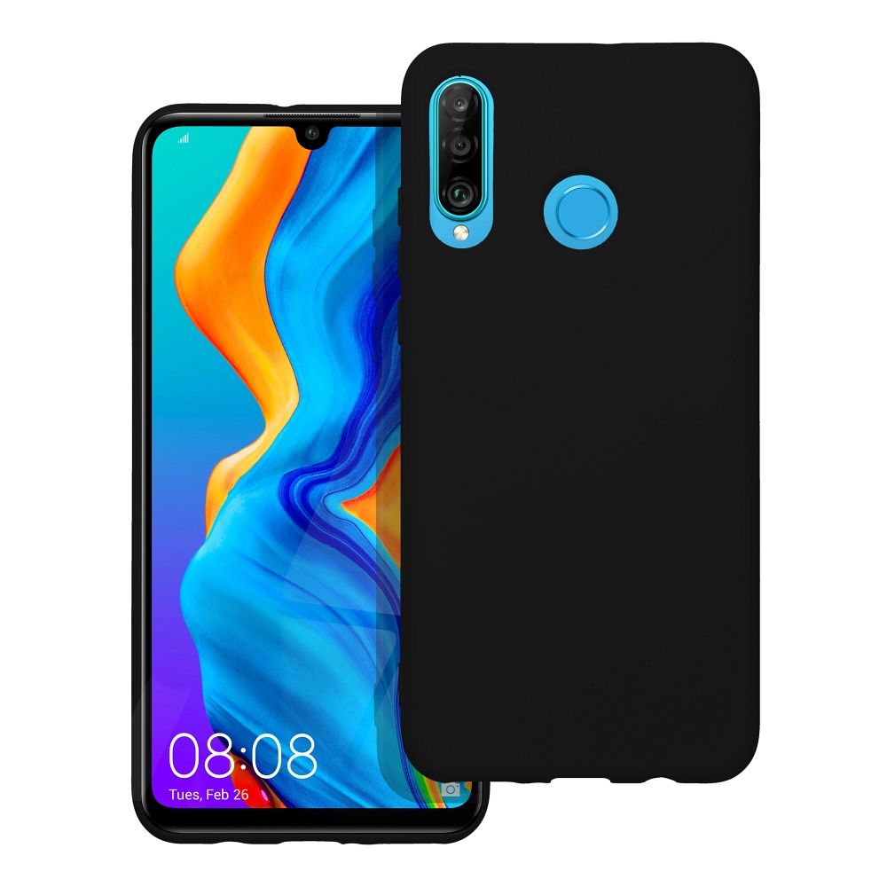 Чехол для Huawei P30 Lite Silicone чёрный