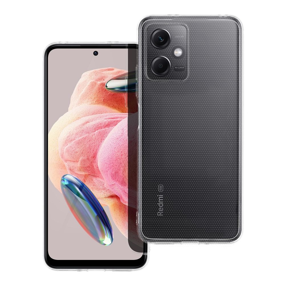 CLEAR Ümbris 2 mm jaoks XIAOMI Redmi Note 12 5G (camera protection) läbipaistev