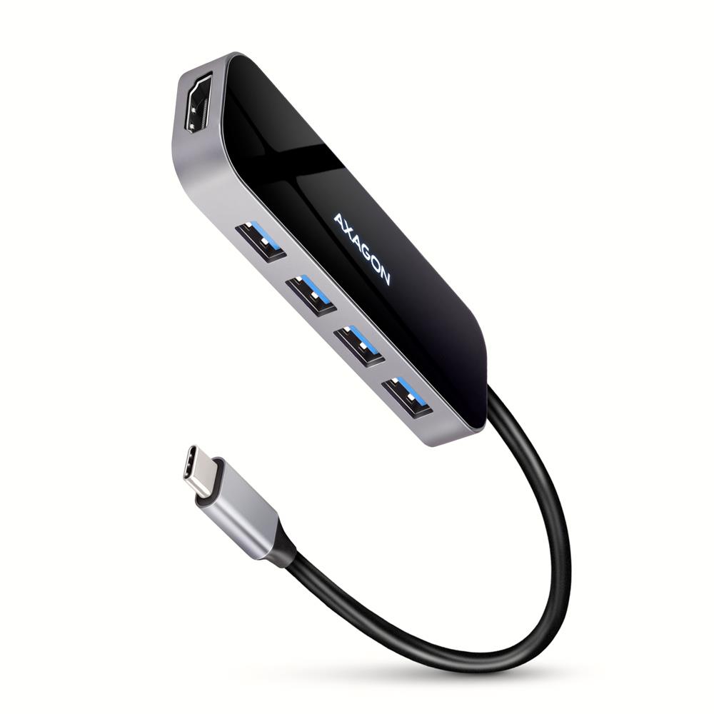 USB-C jaotur 6in1 0.2m HMC-6H4A Axagon
