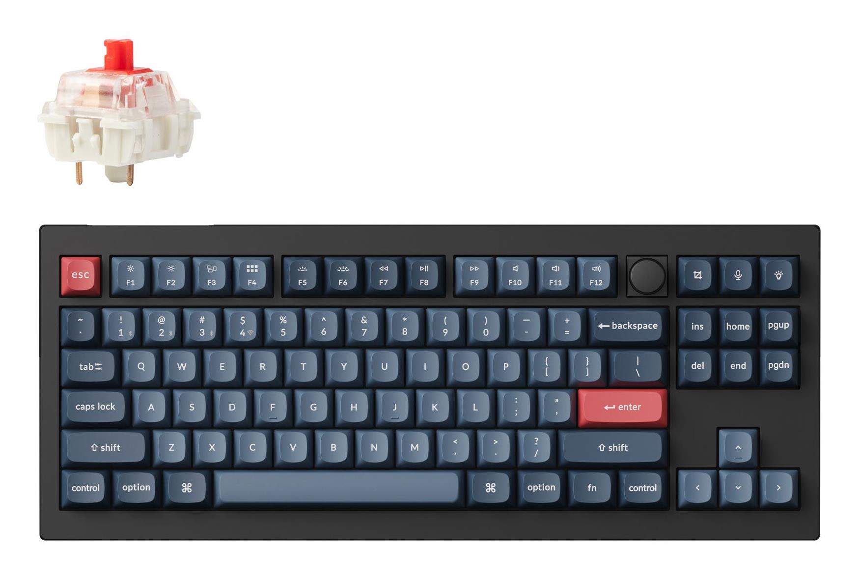 Juhtmevaba klaviatuur KEYCHRON V3 Max RGB Carbon must