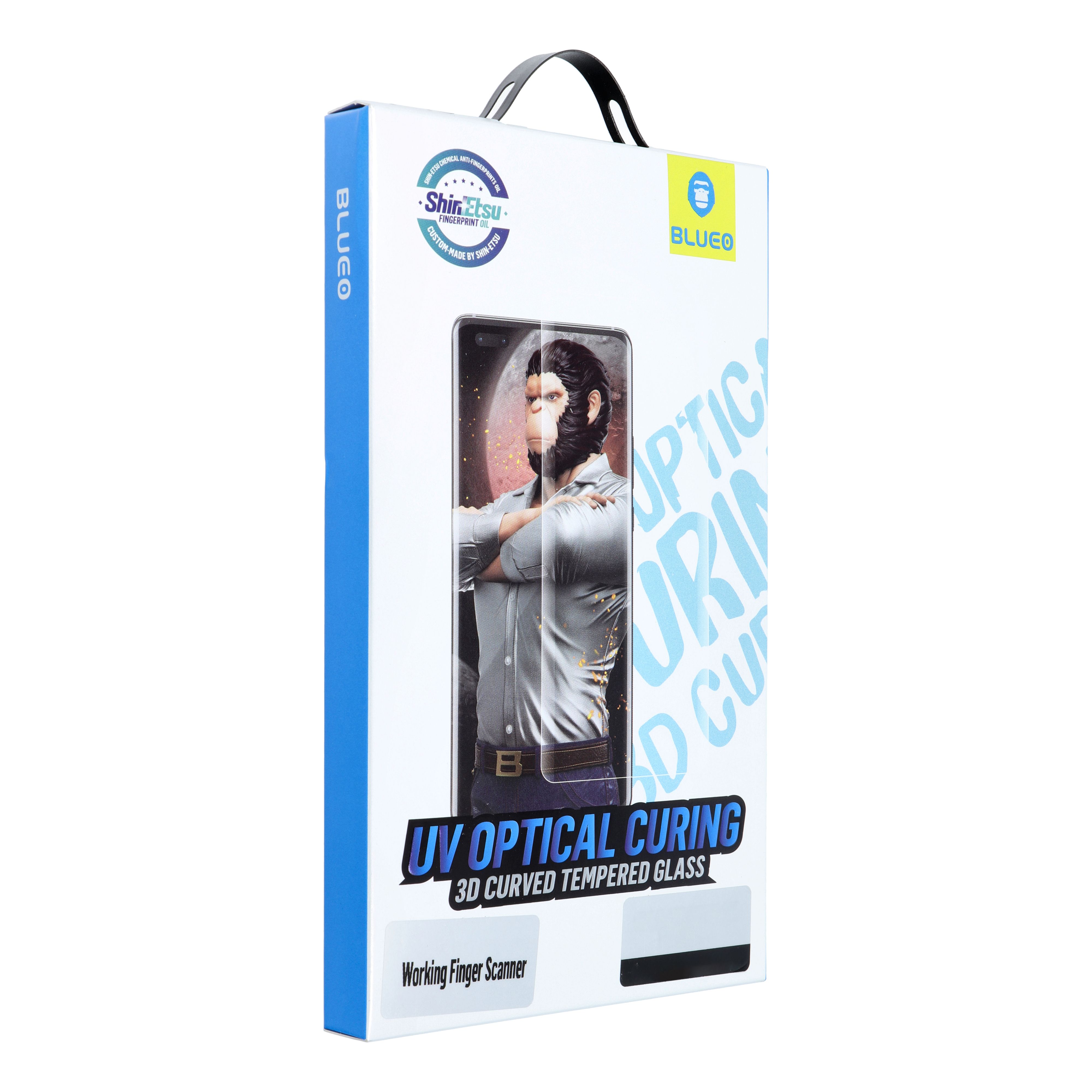 5D Mr. Monkey Glass - Samsung Galaxy S24 Ultra läbipaistev (UV Glass)