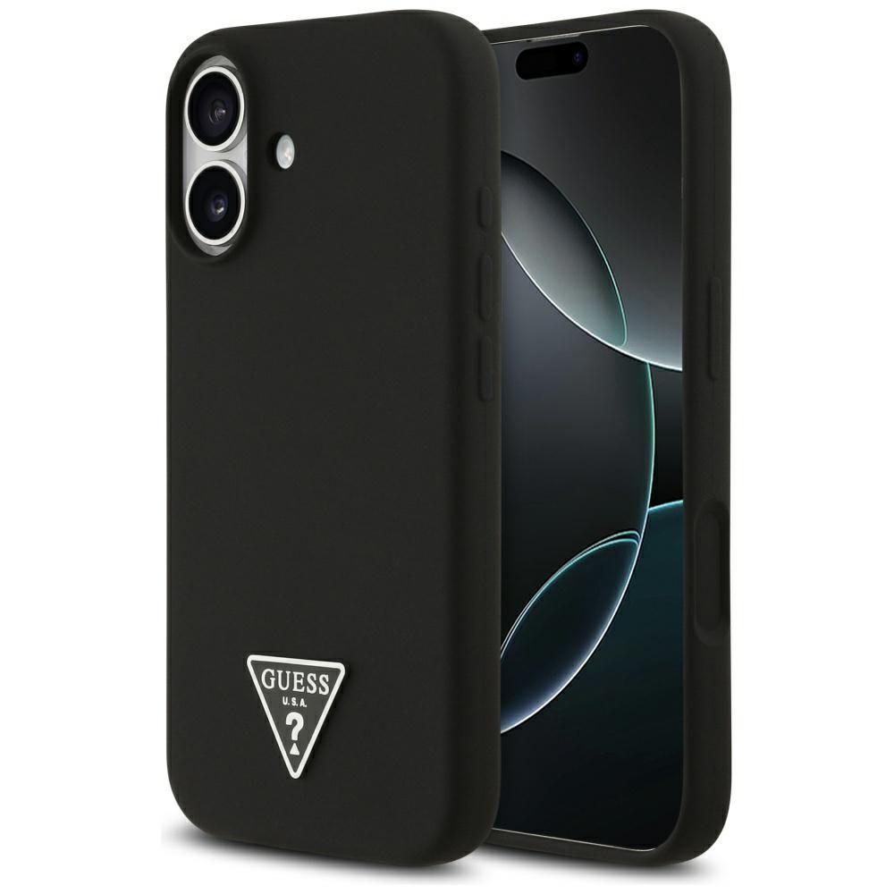 GUESS ümbris jaoks IPHONE 17 compatible with MagSafe GUHMP17SSCTRLMK (Silicone W/ Triangle Logo) must