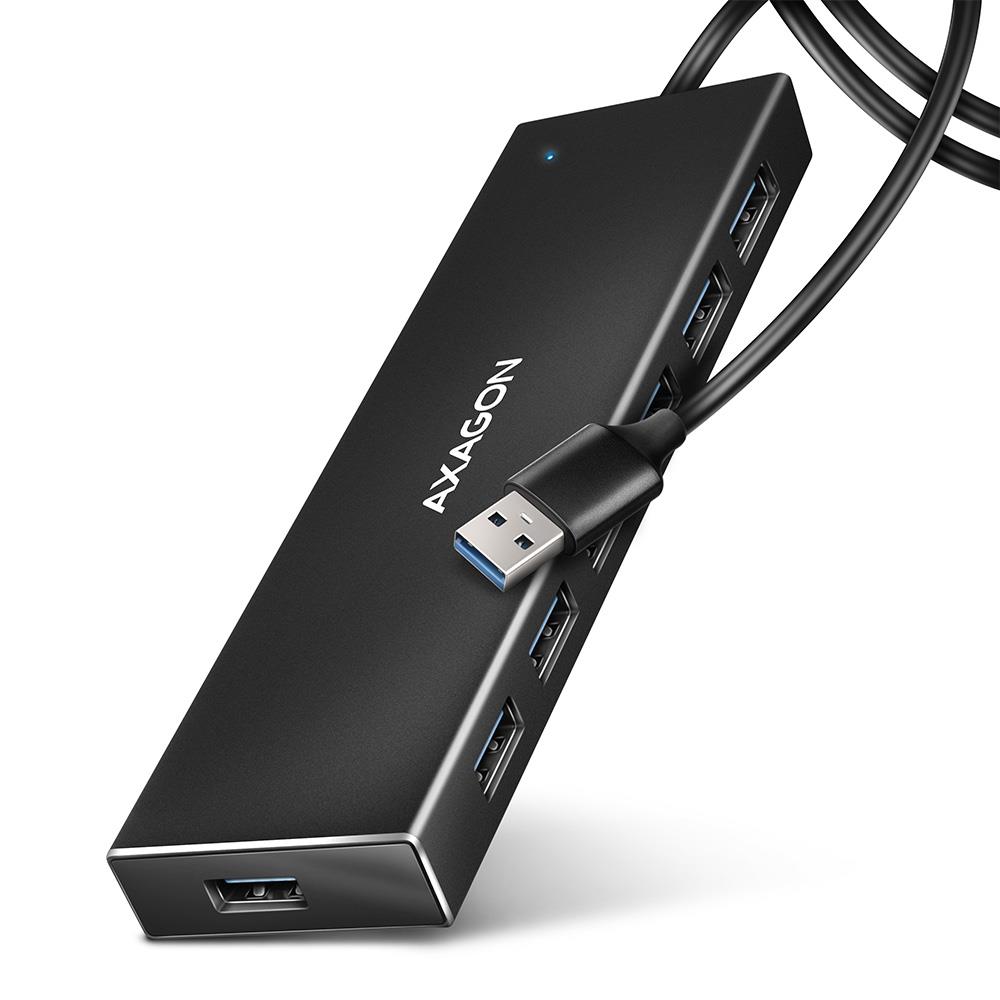 USB3.2 jaotur 7 pordi lame 1m HUE-F7A Axagon