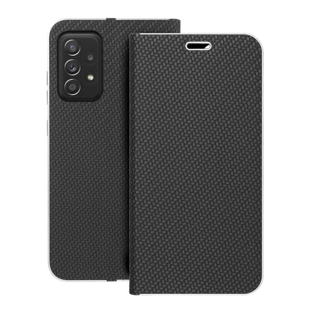 Чехол-книжка для Samsung A52 5G / A52 LTE ( 4G ) / A52s 5G Luna Book Carbon чёрный