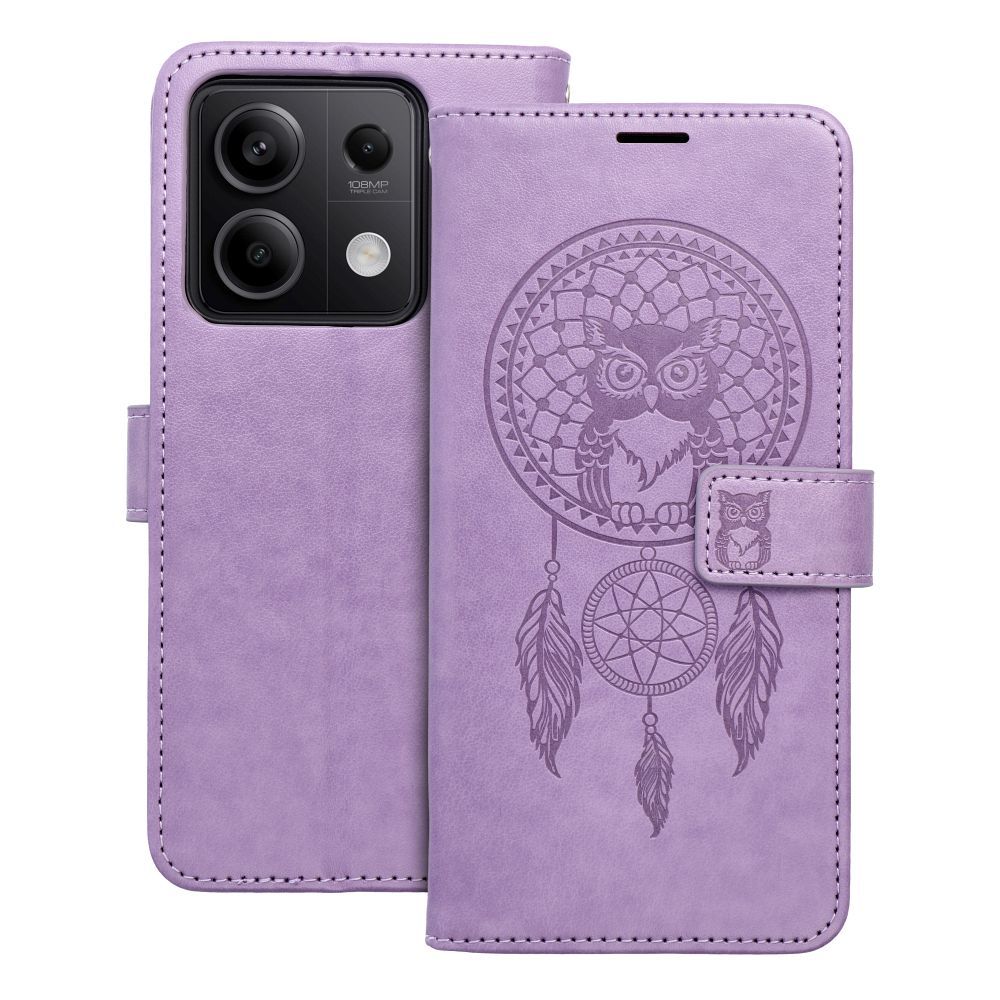 MEZZO Book ümbris jaoks XIAOMI Redmi Note 13 5G dreamcatcher lilla