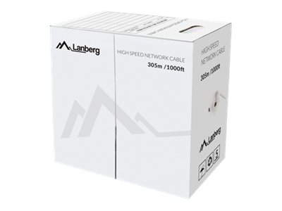 LANBERG LAN Kaabel UTP cat.5e 305m Punane