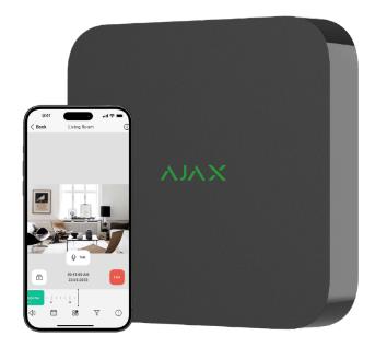 Ajax DC võrgu videosalvesti 8 kanalit must