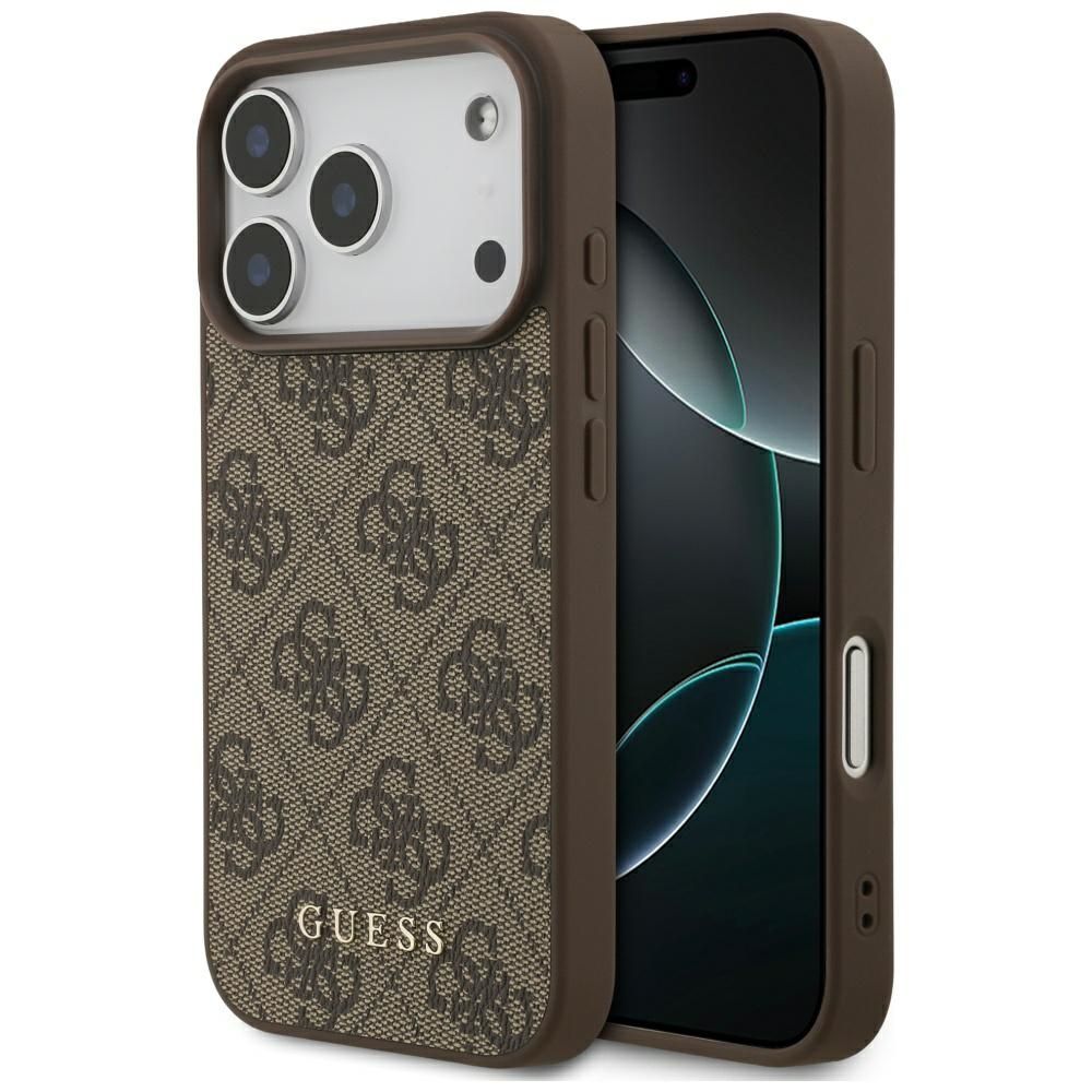 Guess 4G Classic Ümbris jaoks iPhone 17 Pro - Brown