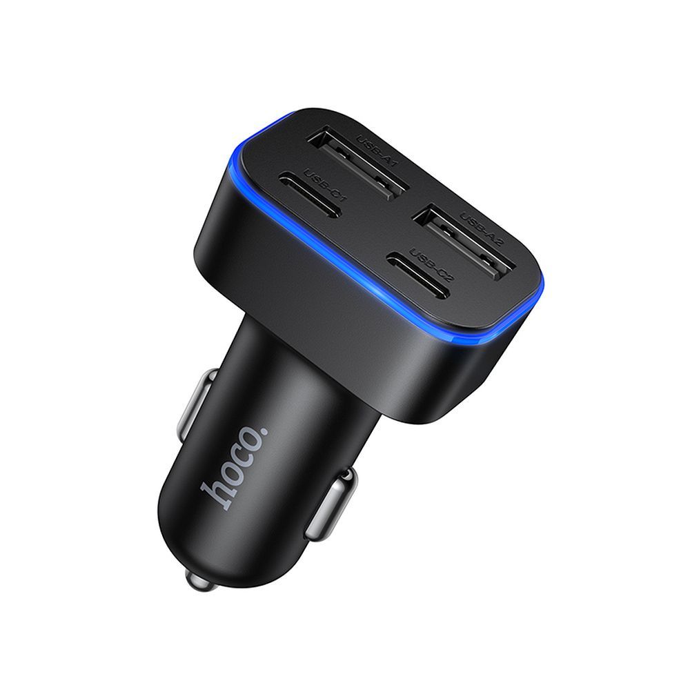 Car Laadija Hoco 2xUSB A + 2xUSB C PD QC3.0 42W Z63 must