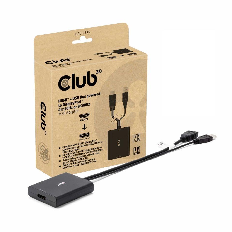 Adapter DP USB/HDMI-ks CAC-1335 Club3D