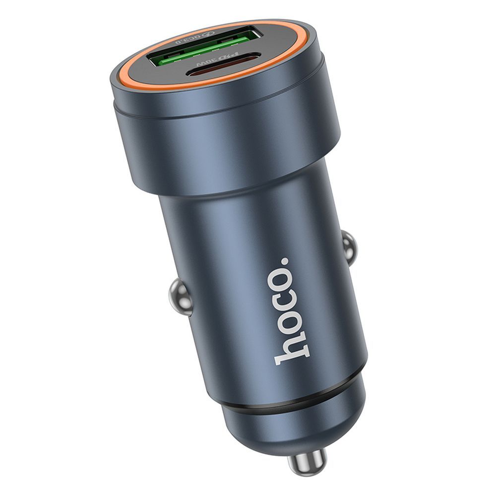 Car Laadija Hoco Z57A 30W USB-C/USB-A hall