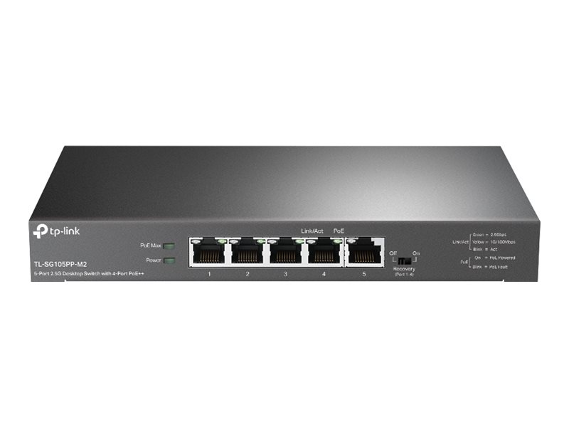 TP-LINK 5 pordiga 2.5G lauaarvuti kommutaator