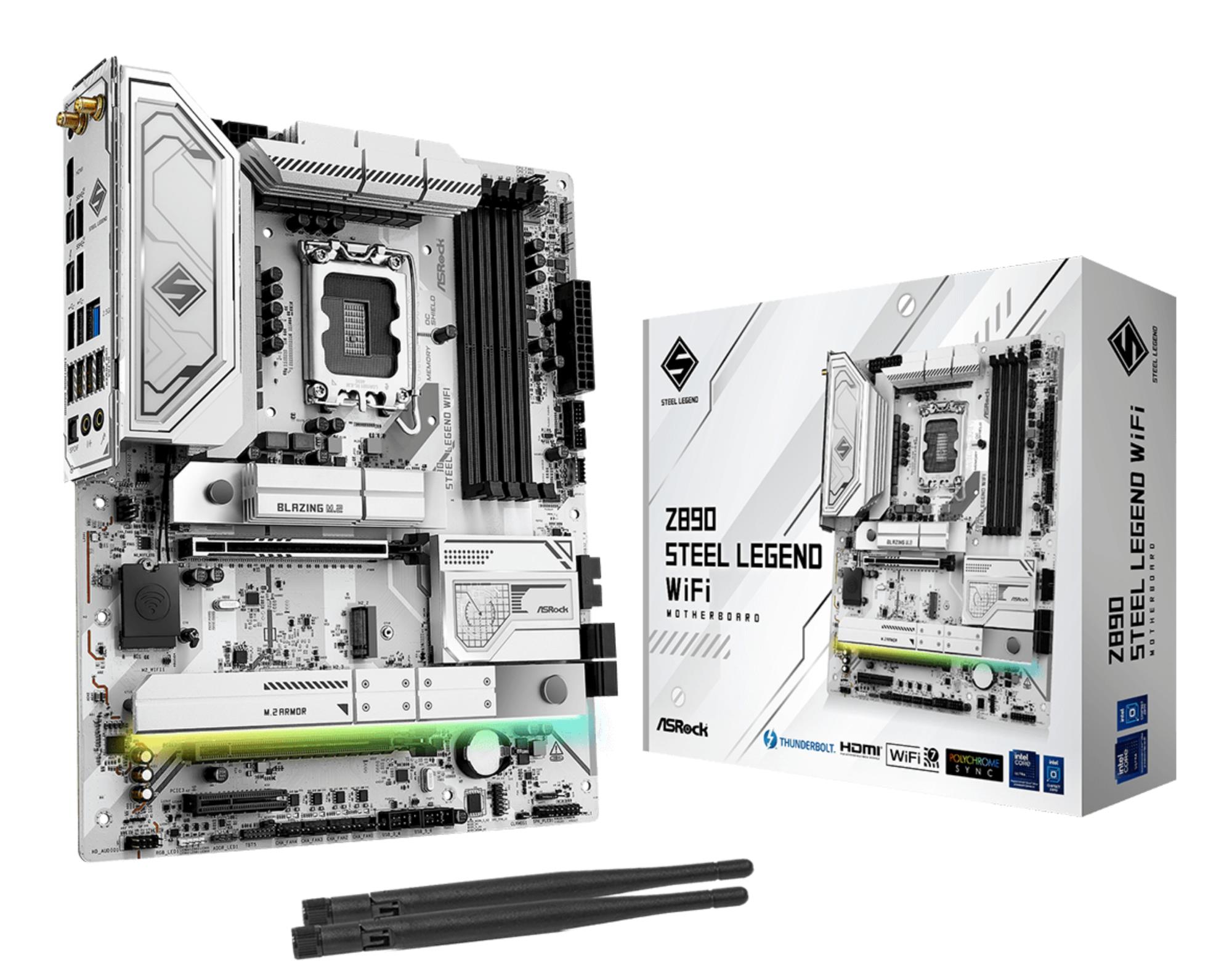 ASRock Z890 Steel Legend WiFi emaplaat
