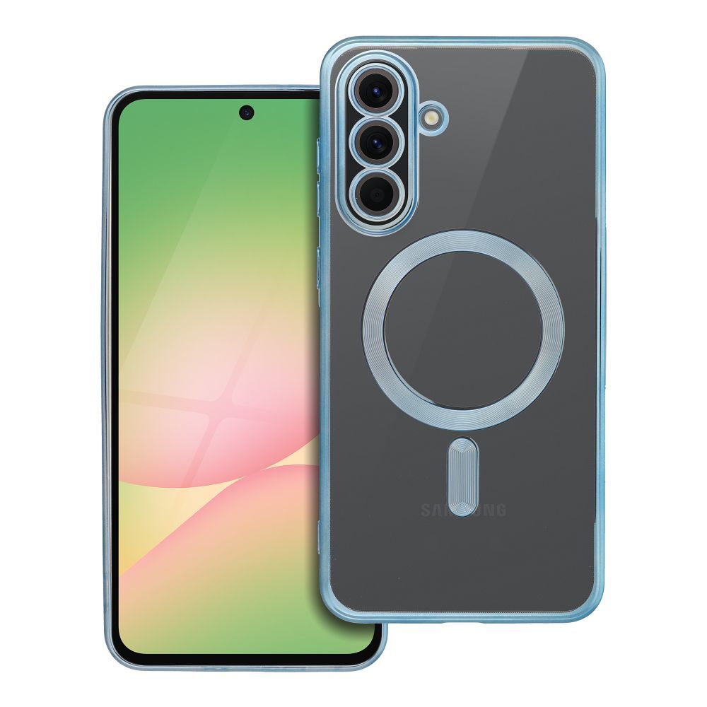 ELECTRO MAG COVER case compatible with MagSafe jaoks SAMSUNG A56 sinine