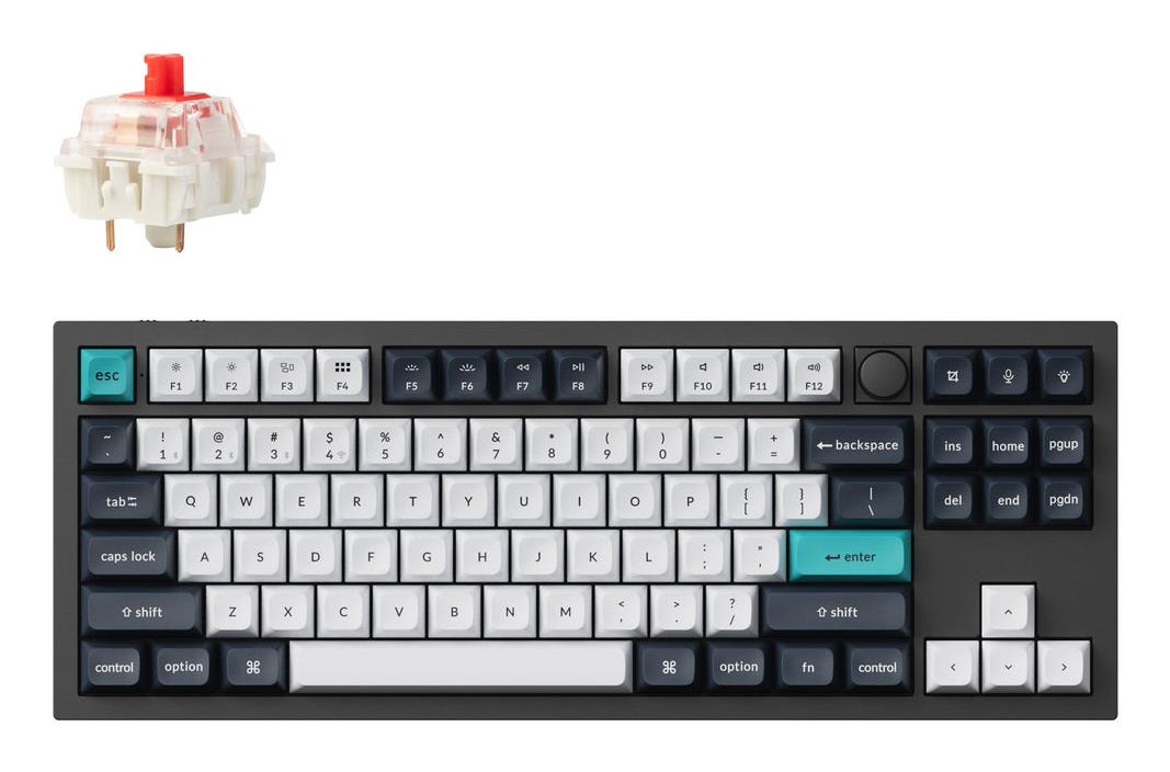 Juhtmevaba klaviatuur KEYCHRON Q3 Max RGB Carbon Black Q3M-M1
