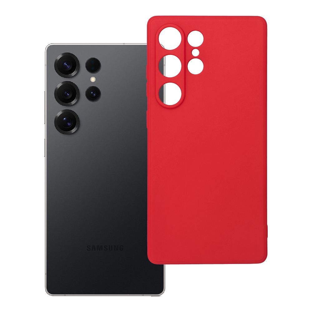 SOFT Ümbris jaoks SAMSUNG S25 Ultra punane