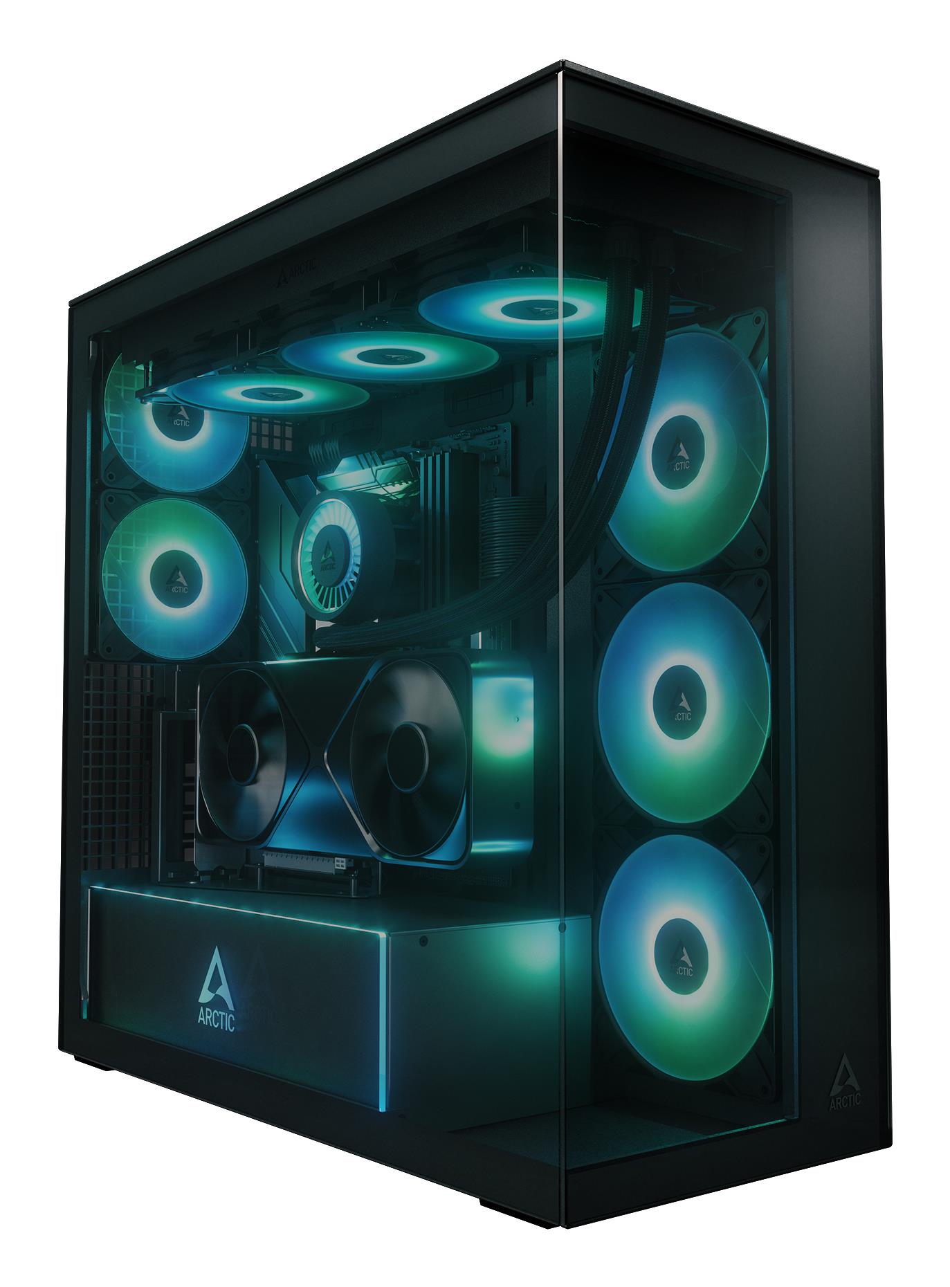 Arvutikorpus ARCTIC Xtender VG Black Must