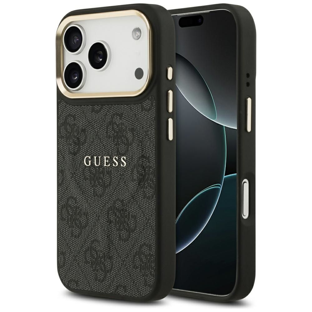 GUESS ümbris jaoks IPHONE 17 Pro compatible with MagSafe GUHMP17LP4MSEGCK (PU 4G W/ Classic) must