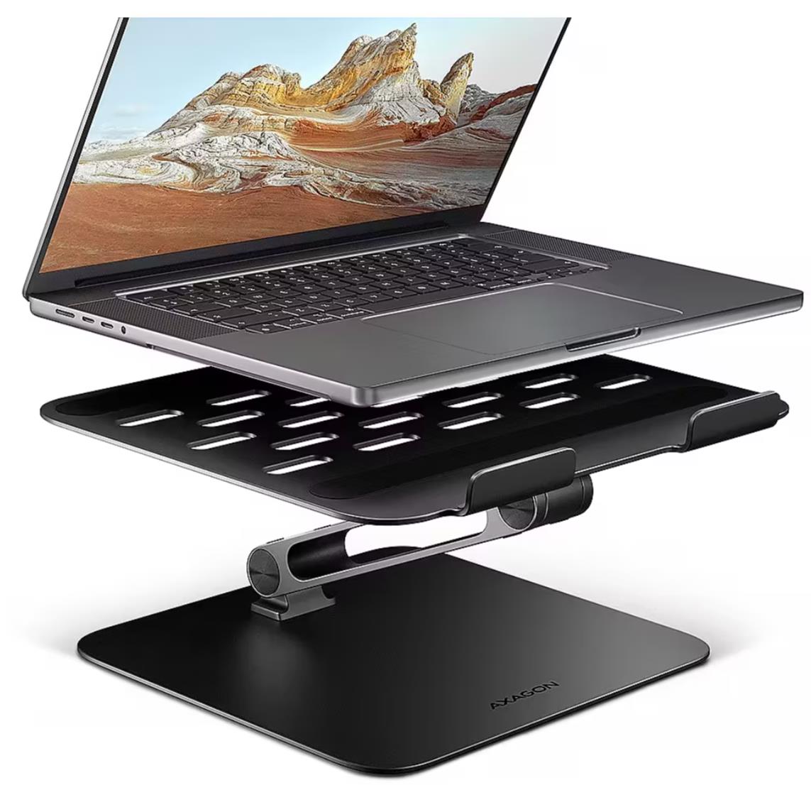 Sülearvuti alus 10-17.3" Alumiinium HQ STND-LQB Axagon