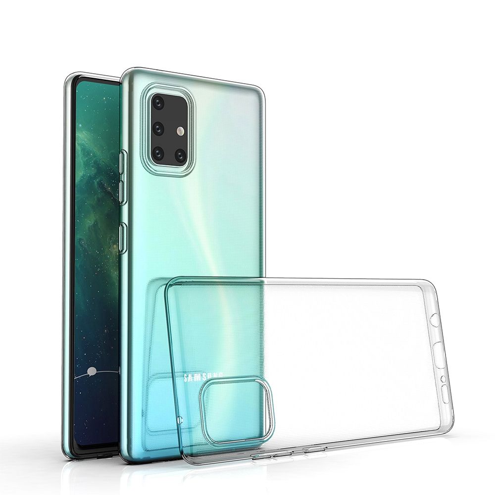 CLEAR ümbris 2 mm BOX jaoks SAMSUNG A71 läbipaistev