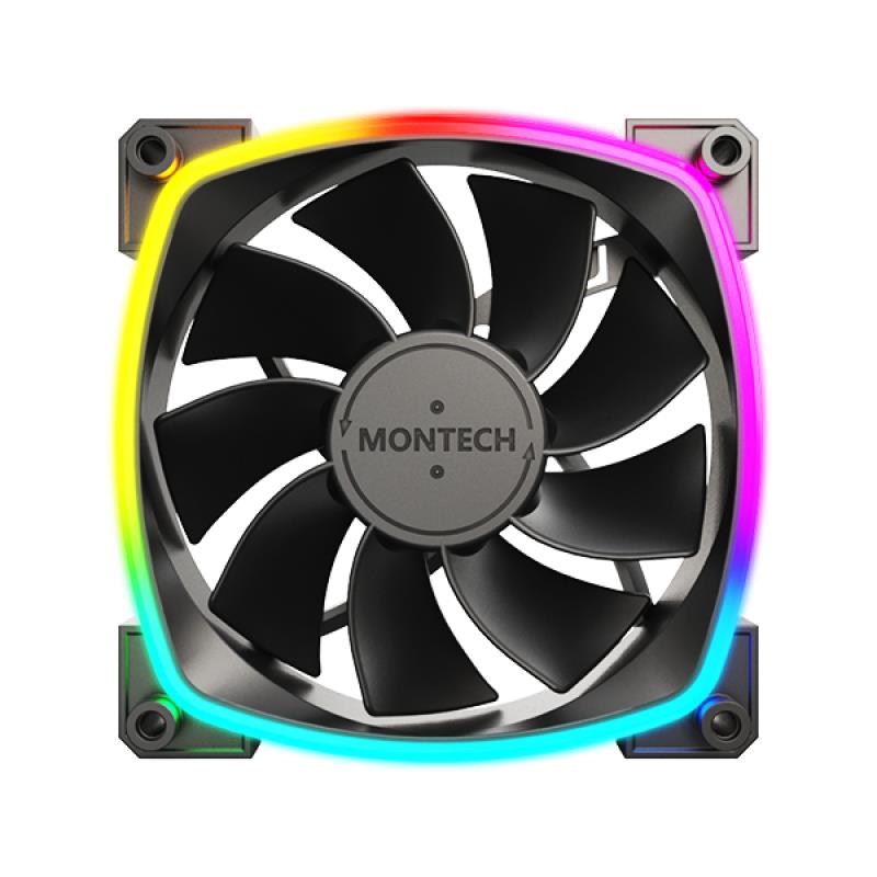 Montech korpuse ventilaator 120mm RX120 PWM must