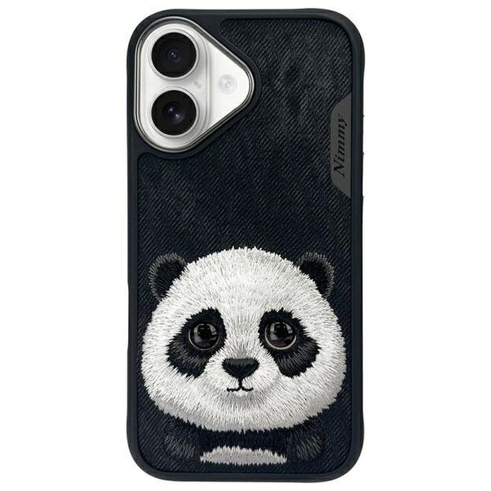 Nimmy Big Eyed Pet 2.0 Panda ümbris jaoks iPhone 16 - must