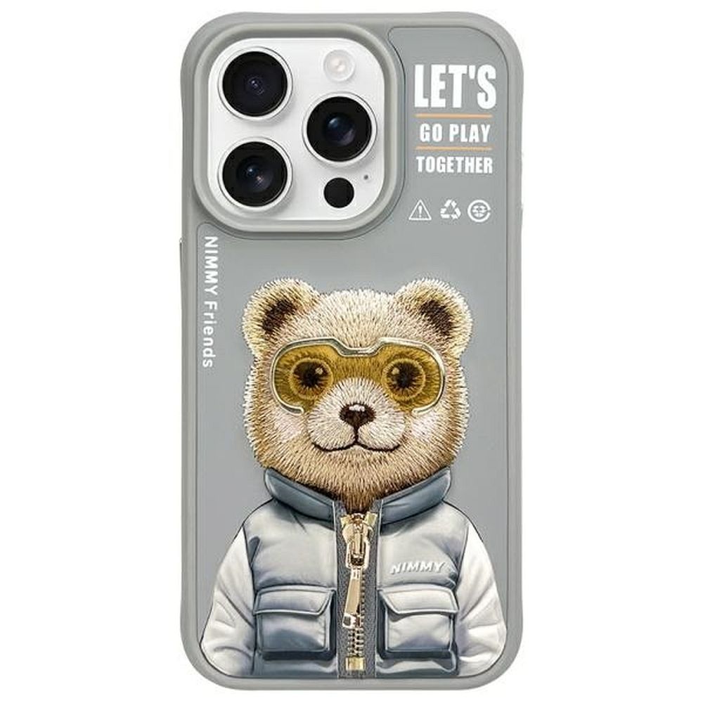 NIMMY ümbris COOL&CUTE 2.0 Bear jaoks IPHONE 15 Pro hall