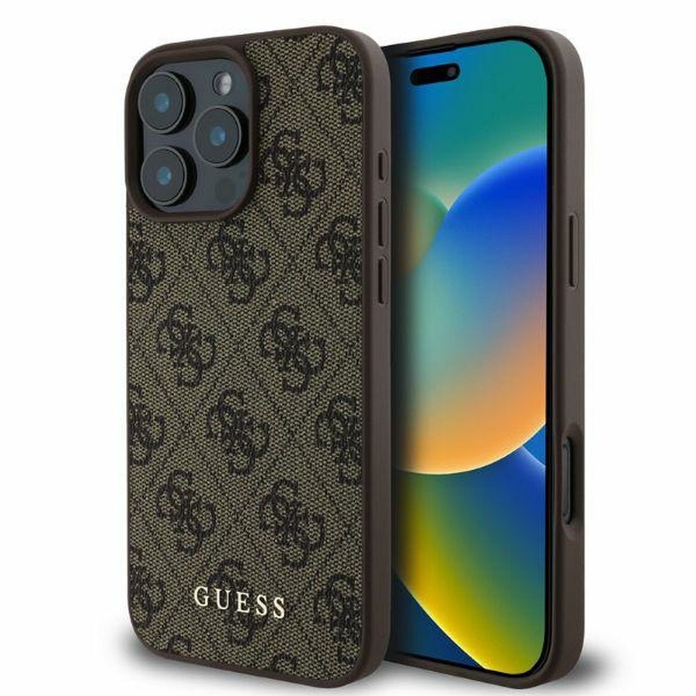 Guess 4G Classic iPhone 16 Pro Ümbris - Brown