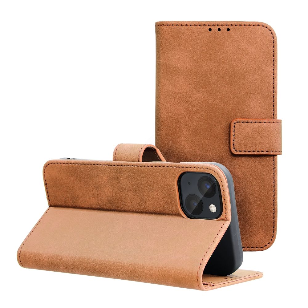 TENDER Book Ümbris jaoks IPHONE 14 brown