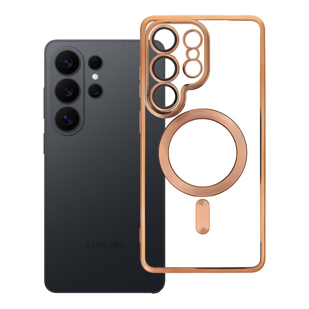 ELECTRO MAG COVER case compatible with MagSafe jaoks SAMSUNG S26 Ultra kuldne