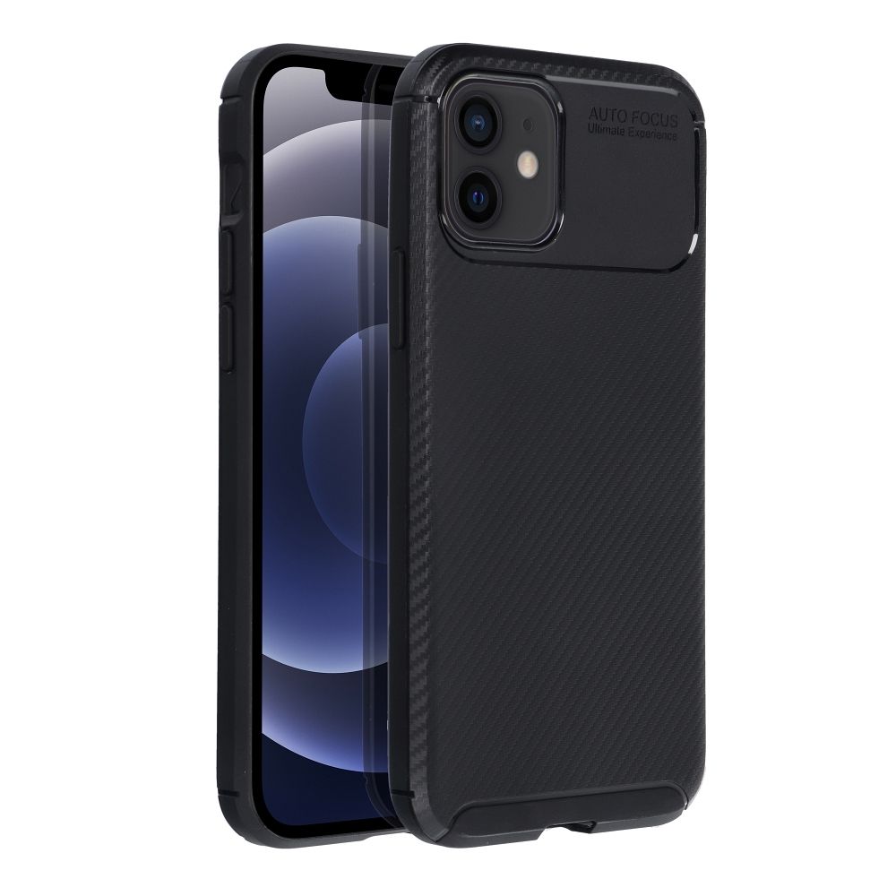 Ümbris CARBON PREMIUM jaoks IPHONE 12 / 12 Pro must