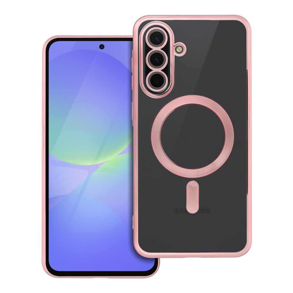 ELECTRO MAG COVER case compatible with MagSafe jaoks SAMSUNG A36 rose kuldne