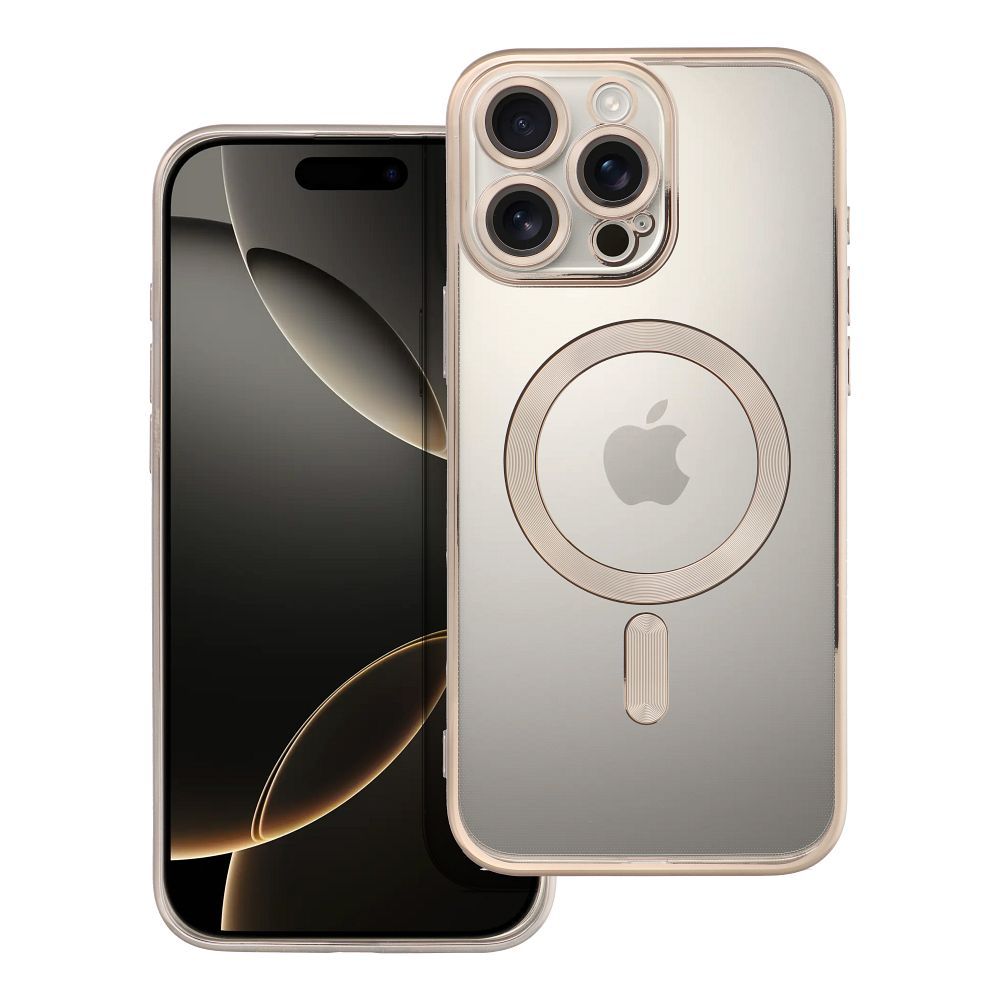 Чехол для iPhone 16 PRO MAX Electro Mag Cover совместимый с MagSafe титаново-серый