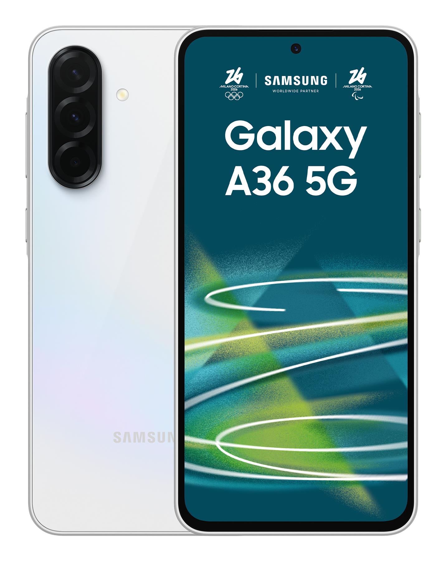 Samsung Galaxy A36 5G 256GB valge mobiiltelefon