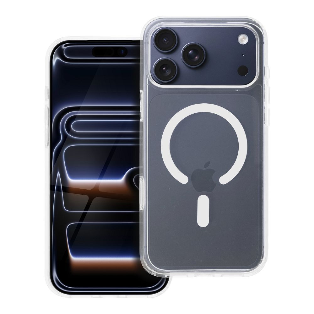 Clear Elite Mag Ümbris antiyellowing compatible with Camera Control button and MagSafe jaoks IPHONE 17 PRO MAX läbipaistev