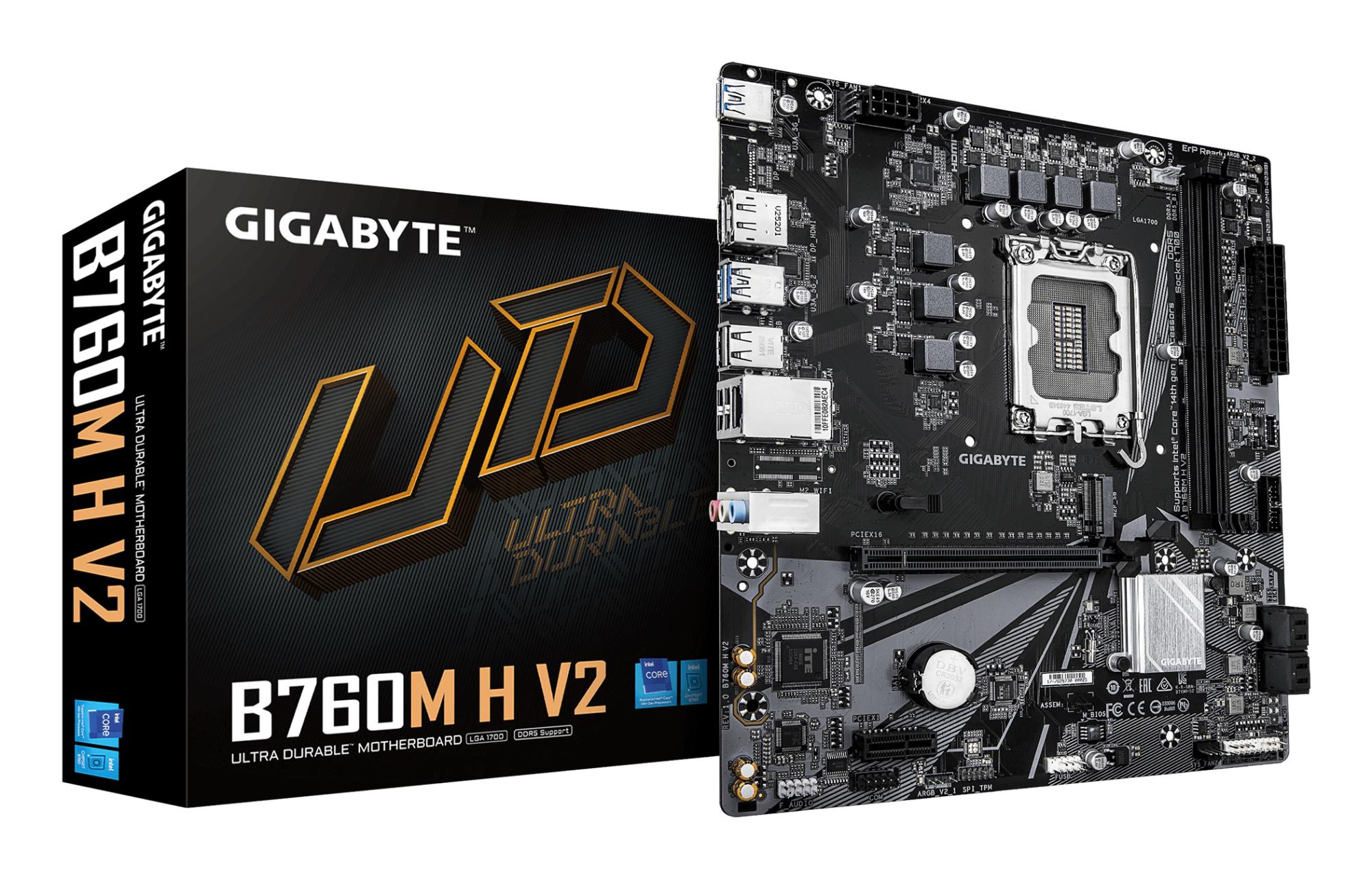 Emaplaat GIGABYTE Intel B760 LGA1700 DDR5 Micro-ATX