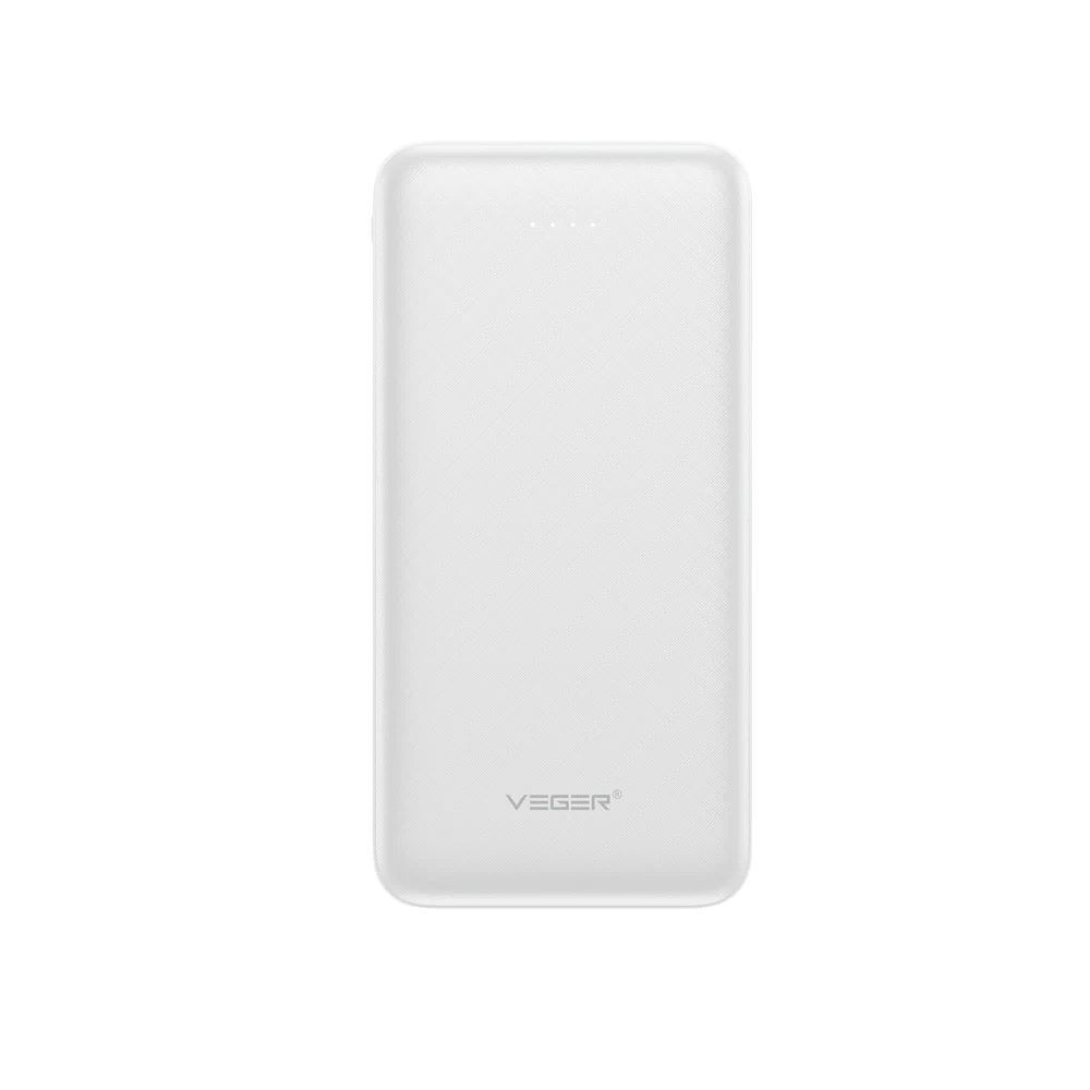 Akupank Veger A10 (W1065) 2A 10000 mAh valge